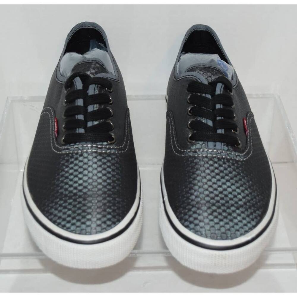NIB Mens Size 9.5 M Sneakers Levi's Charcoal Gray